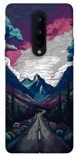 Чехол на OnePlus 8 Нарисованные горы фото 1 из 1
