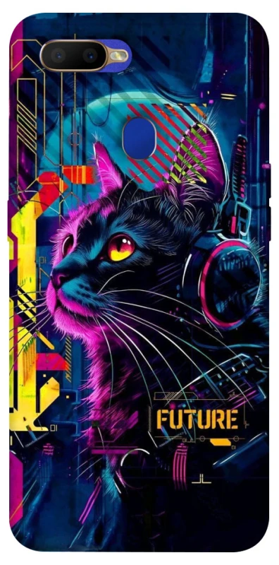 Чохол на Oppo A5s Cyber Cat v2 фото 1 з 1