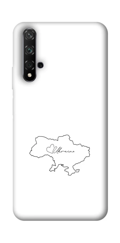 Чохол на Huawei Honor 20 / Nova 5T Ukraine map фото 1 з 1