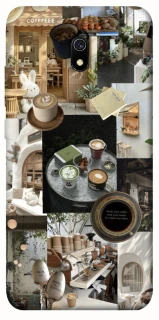 Чехол на Xiaomi Redmi 8a Coffee collage ver.4 фото 1 из 1