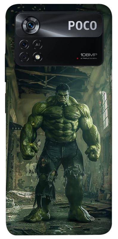 Чехол на Xiaomi Poco X4 Pro 5G Angry Hulk фото 1 из 1