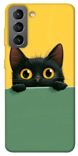 Чохол на Samsung Galaxy S21 FE Black cat v2 фото 1 з 1