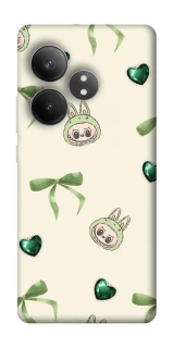 Чохол на Realme GT Neo 6 SE Labubu Green Heart фото 1 з 1
