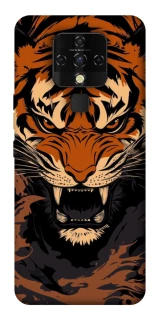 Чехол на TECNO Camon 16 SE cool tiger фото 1 из 1