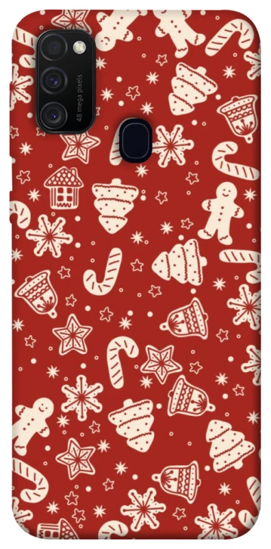 Чехол на Samsung Galaxy M21 Новогодний v3 фото 1 из 1