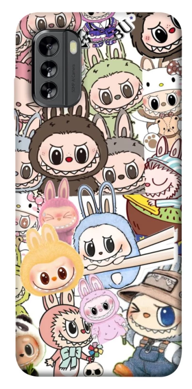 Чохол на Nokia G60 All Labubus фото 1 з 1