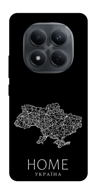 Чохол на Xiaomi Redmi Note 15 Pro 4G Ukraine black map фото 1 з 1