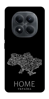 Чохол на Xiaomi Redmi Note 15 Pro 4G Ukraine black map фото 1 з 1
