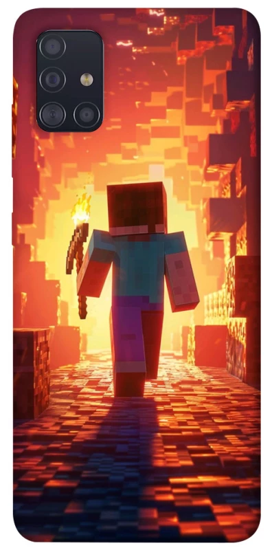 Чехол на Samsung Galaxy A51 Minecraft adventure фото 1 из 1