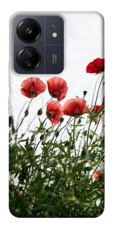 Чехол на Xiaomi Redmi 13C Поле маков фото 1 из 1