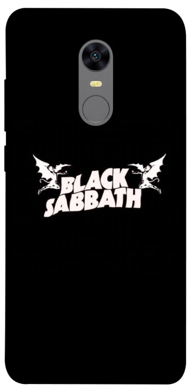 Чехол на Xiaomi Redmi 5 Plus / Redmi Note 5 (Single Camera) Black Sabbath logo ver.2 фото 1 из 1