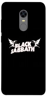 Чехол на Xiaomi Redmi 5 Plus / Redmi Note 5 (Single Camera) Black Sabbath logo ver.2 фото 1 из 1