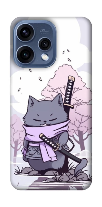 Чехол на Oppo Reno 15 Samurai cat фото 1 из 2