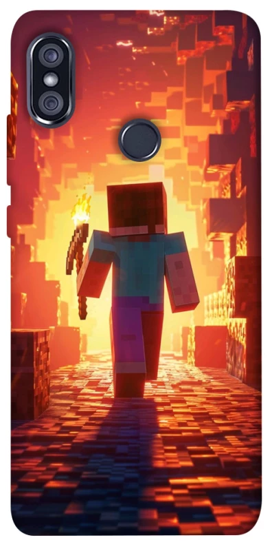 Чохол на Xiaomi Redmi Note 5 Pro / Note 5 (AI Dual Camera) Minecraft adventure фото 1 з 1
