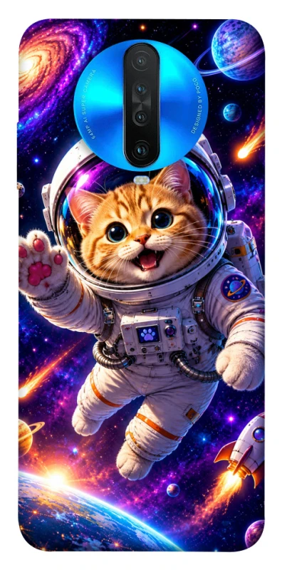 Чохол на Xiaomi Redmi K30 Space Cat фото 1 з 1