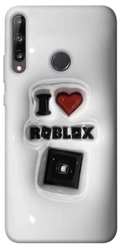 Чехол на Huawei P40 Lite E I love Roblox фото 1 из 1