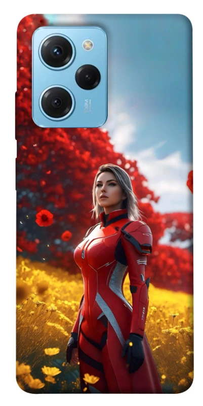 Чохол на Xiaomi Poco X5 Pro 5G Cyber space girl ver.5 фото 1 з 1
