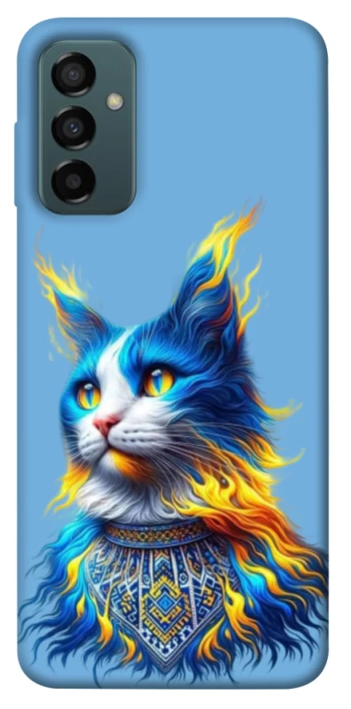 Чехол на Samsung Galaxy M13 4G Кот патриот фото 1 из 1