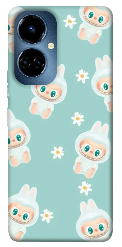 Чехол на TECNO Camon 19 Pro Labubu Green фото 1 из 1