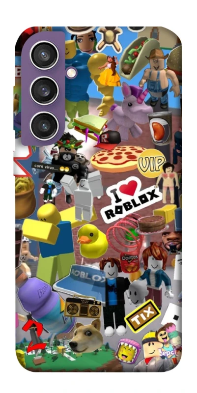 Чохол на Samsung Galaxy S23 FE Roblox collage ver.5 фото 1 з 1