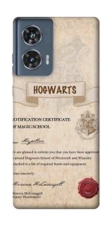 Чохол на Motorola Edge 50 The Hogwarts acceptance letter фото 1 з 1