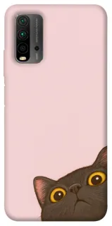 Чохол на Xiaomi Redmi 9T Peeping cat фото 1 з 1