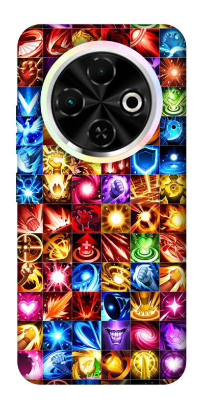 Чехол на TECNO Spark 30C Abilities menu ver.4 фото 1 из 1