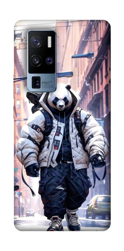 Чехол на Vivo X50 Pro+ Панда курьер фото 1 из 1