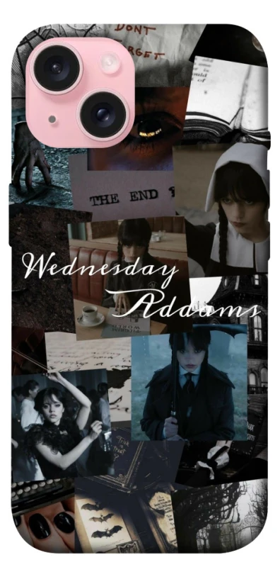Чохол на Apple iPhone 15 (6.1") Wednesday Collage ver.1 фото 1 з 1