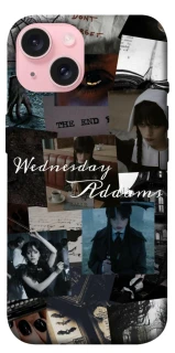 Чохол на Apple iPhone 15 (6.1") Wednesday Collage ver.1 фото 1 з 1