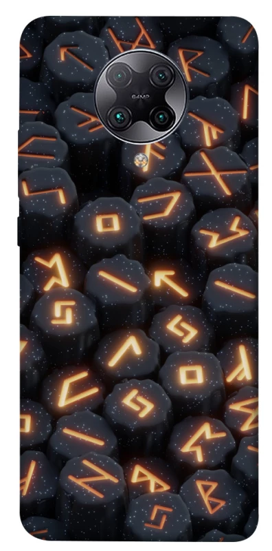 Чехол на Xiaomi Redmi K30 Pro / Poco F2 Pro Огненые руны фото 1 из 1