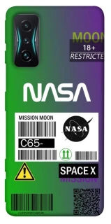 Чохол на Xiaomi Redmi K50 Gaming NASA ver.2 фото 1 з 1