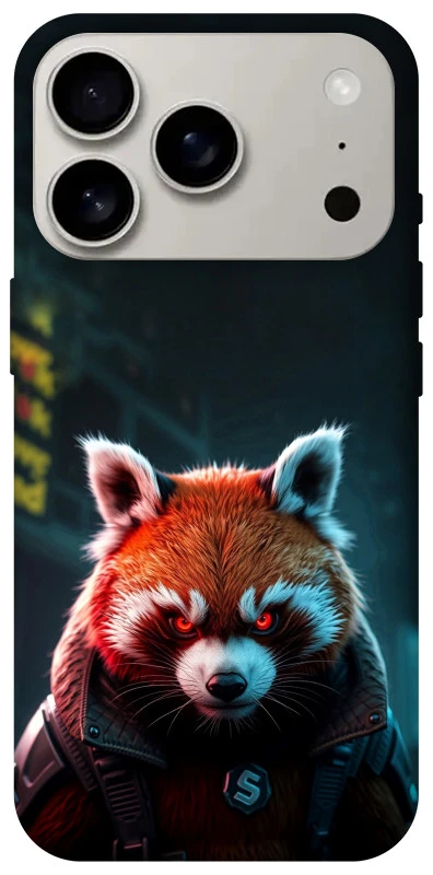 Чохол на Apple iPhone 17 Pro (6.3") Cyber Red Panda фото 1 з 1