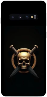Чехол на Samsung Galaxy S10 Golden Skull фото 1 из 1