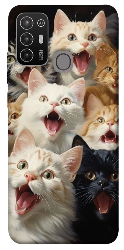 Чохол на ZTE Blade A52 Коти фото 1 з 1