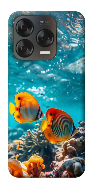 Чехол на ZTE Blade V70 Design Coral fish фото 1 из 2