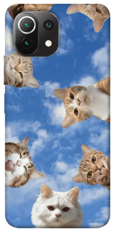 Чехол на Xiaomi Mi 11 Lite Сats фото 1 из 1