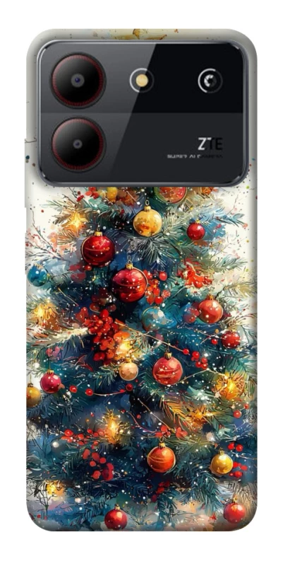 Чохол на ZTE Blade A54 4G Новорічний v36 фото 1 з 1