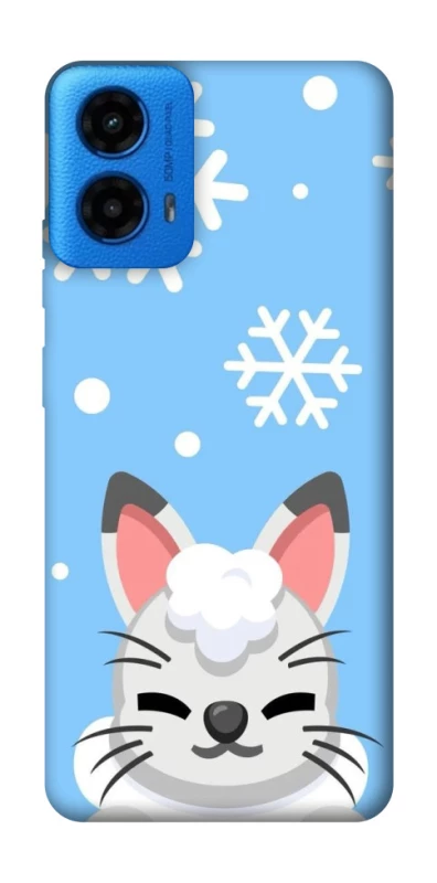 Чохол на Motorola Moto G45 Adopt Me Snow Kitty Smile фото 1 з 1