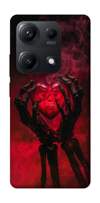 Чохол на Xiaomi Redmi Note 14S Heart in the hands of a skeleton фото 1 з 1