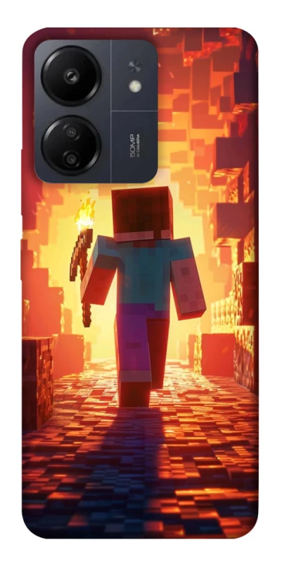 Чохол на Xiaomi Poco C65 Minecraft adventure фото 1 з 1