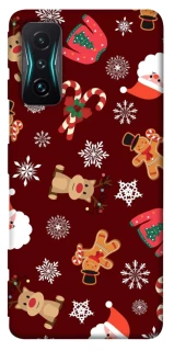 Чохол на Xiaomi Redmi K50 Gaming Новорічний v6 фото 1 з 1