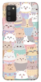 Чехол на Samsung Galaxy A02s Funny Kittens ver.2 фото 1 из 1