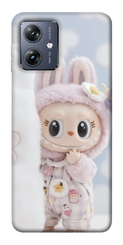 Чохол на Motorola Moto G54 Labubu Happy фото 1 Чохол на Motorola Moto G54 Labubu Happy фото 1 з 1