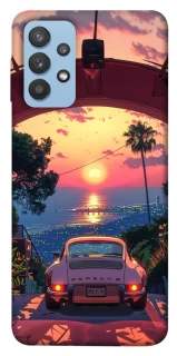 Чехол на Samsung Galaxy M32 Porsche at sunset фото 1 из 1