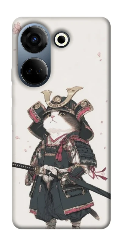Чохол на TECNO Camon 20 Pro (CK7n) Samurai Cat Warrior фото 1 з 1