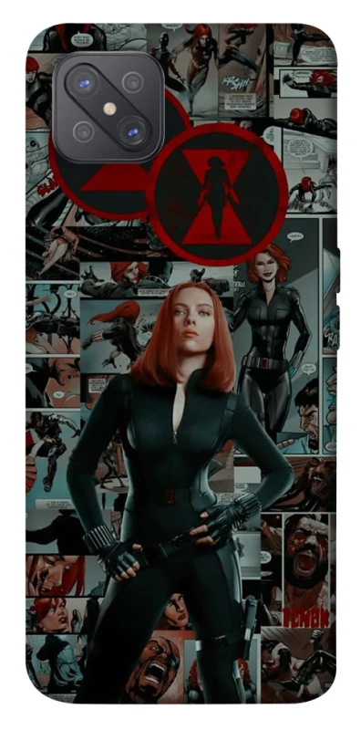 Чехол на Oppo A92s Black Widow фото 1 из 1