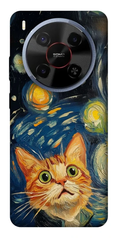 Чехол на ZTE Blade V70 Max paint cat фото 1 из 1