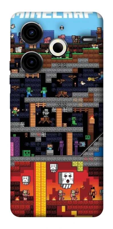 Чохол на TECNO Pova 6 Neo (LI6) Minecraft фото 1 з 1