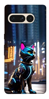 Чехол на Google Pixel 7 Pro Cyber cat фото 1 из 1